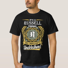 Camiseta Es una cosa de Russell que no podrías entender