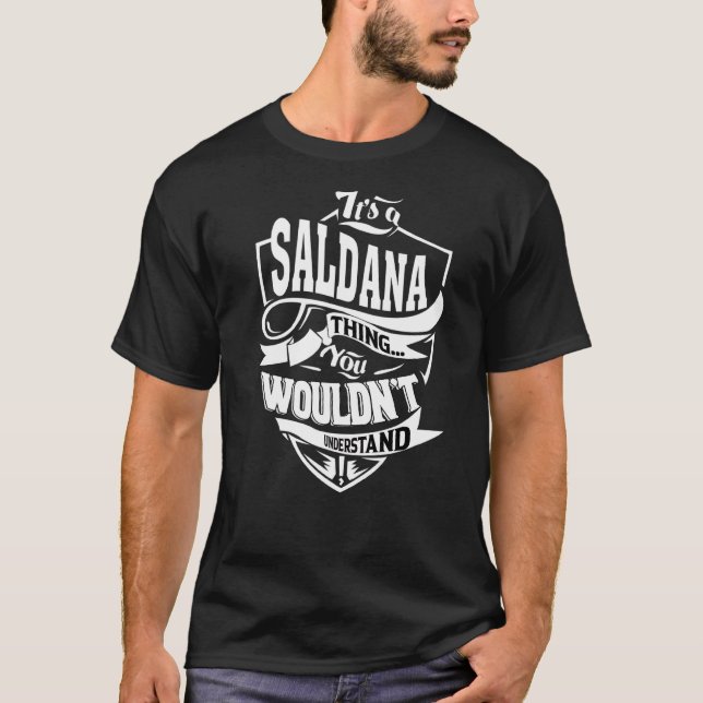 Camiseta Es una cosa de Saldana (Anverso)