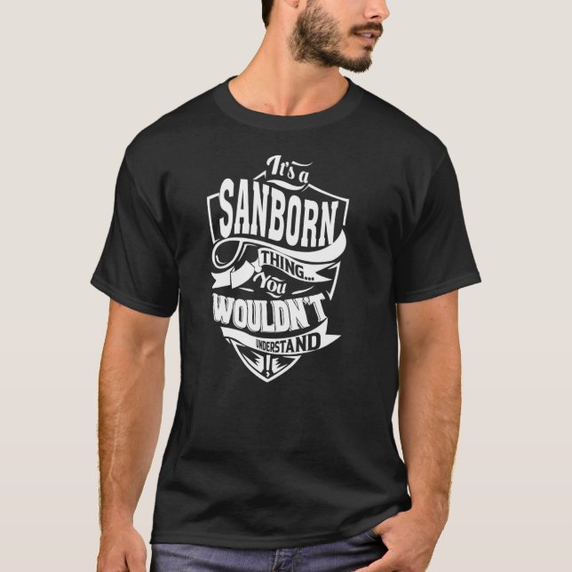 Camiseta Es una cosa de SANBORN (Anverso)