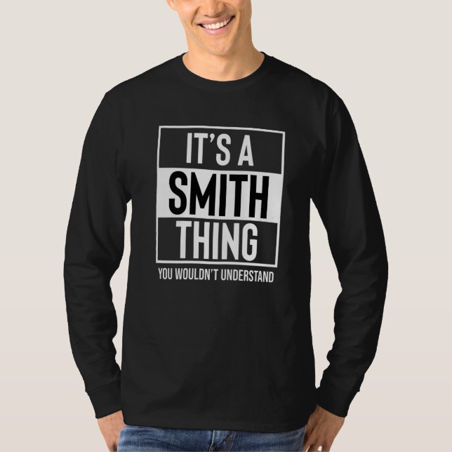 Camiseta Es una cosa de Smith que no entenderías (Anverso)