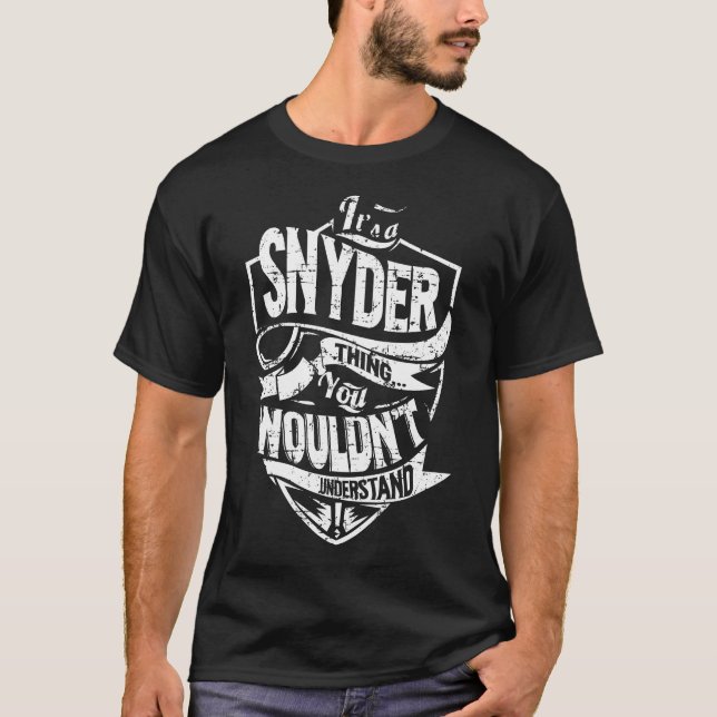 Camiseta Es una cosa de SNYdER (Anverso)