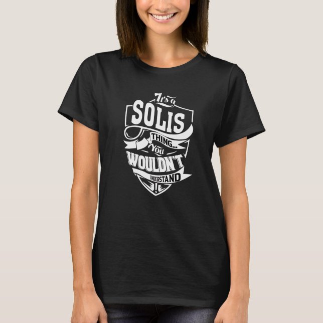 Camiseta Es una cosa de Solis (Anverso)