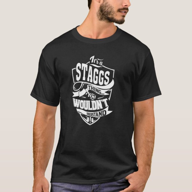 Camiseta Es una cosa de STAGGS (Anverso)