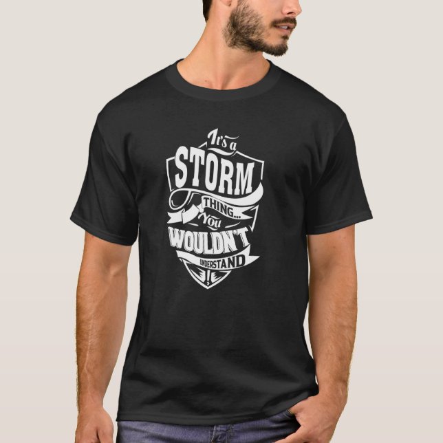 Camiseta Es una cosa de TORMENTAS (Anverso)