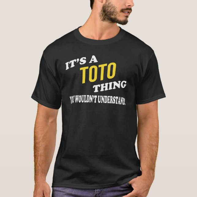 Camiseta Es una cosa de TOTO que no entenderías (Anverso)