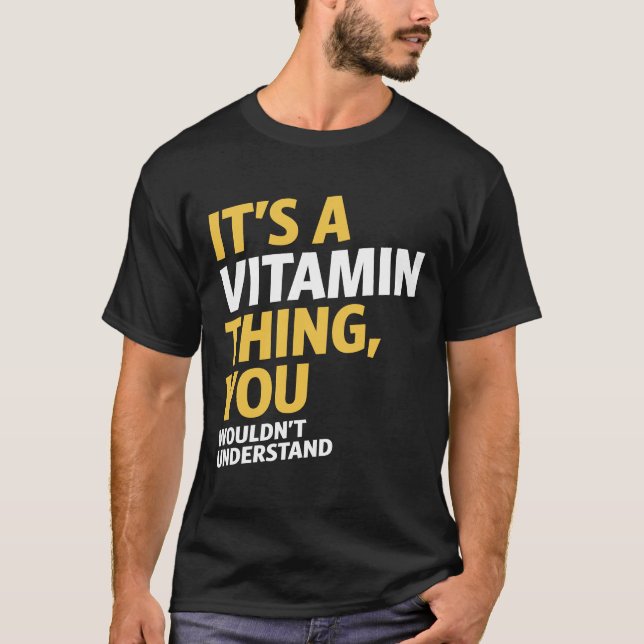 Camiseta Es una cosa de vitamina (Anverso)