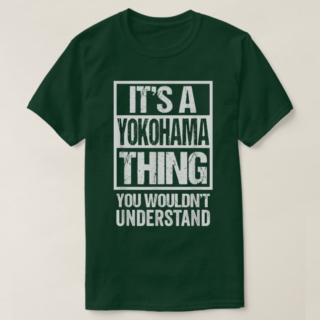 Camiseta Es una cosa de Yokohama que no entenderías de Japó (Diseño del anverso)