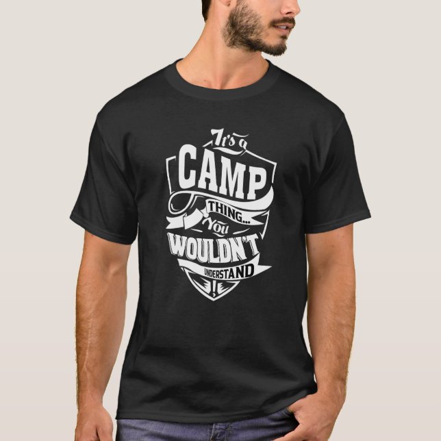 Camiseta Es Una Cosa Del Campamento (Anverso)