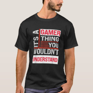 Camiseta Es una cosa divertida de gamer de hombres niños