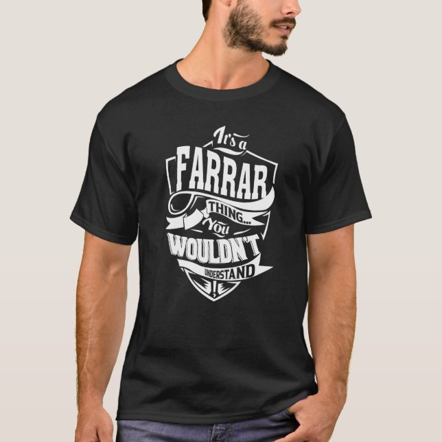 Camiseta Es una cosa FARRAR (Anverso)