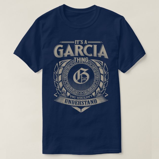 Camiseta Es Una Cosa GARCÍA Que No Entiendes El Nombre Vin (Diseño del anverso)