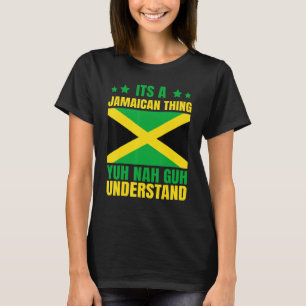 Camiseta Es Una Cosa Jamaicana Bandera Jamaicana Raíces Jam