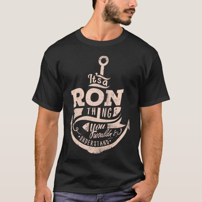 Camiseta Es una cosa RON, no lo entenderías (Anverso)