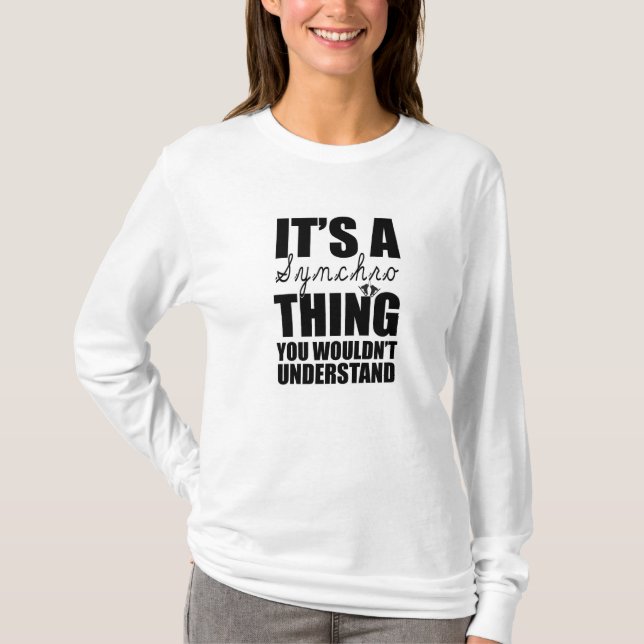 Camiseta Es una cosa sincrónica… (Anverso)