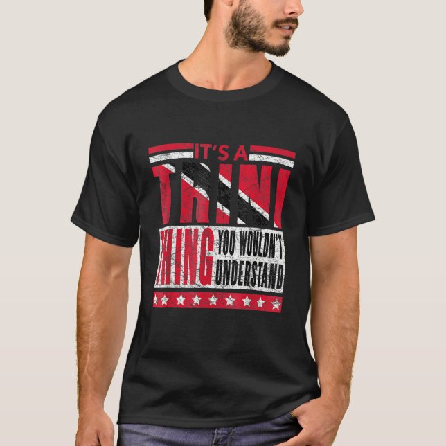 Camiseta Es una cosa trinitense que no entenderías de Trini (Anverso)
