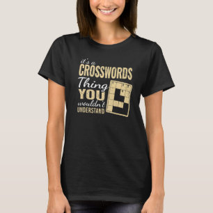 Camiseta es una cruz de palabras que rompe y cruza