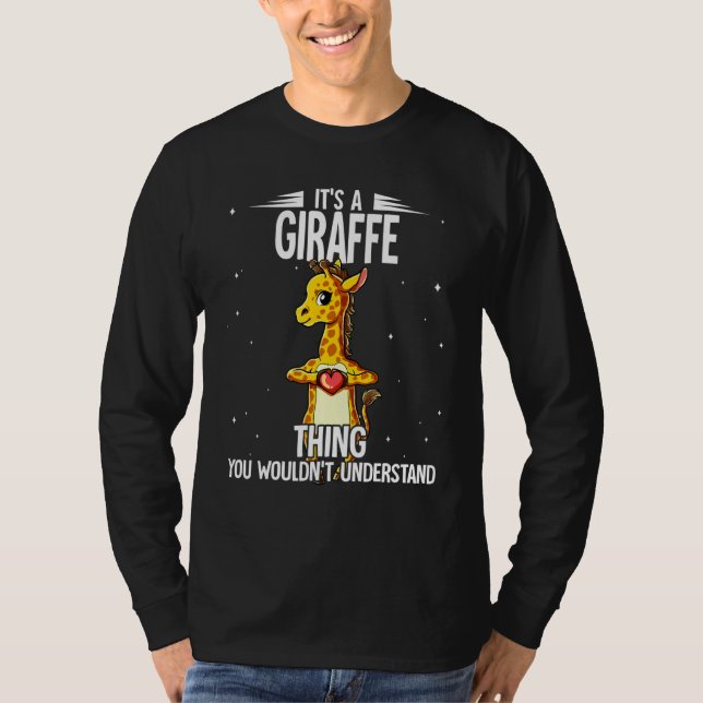 Camiseta Es Una Giraffe De La Girafa (Anverso)