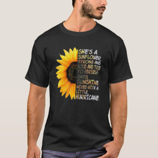 Camiseta Es una Girasol fuerte, audaz y fiel a la suya