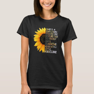 Camiseta Es una Girasol fuerte, audaz y fiel a la suya