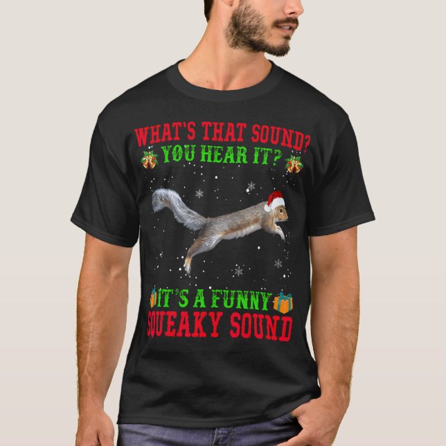 Camiseta Es Una Graciosa Ardilla De Navidades De Camisas So (Anverso)