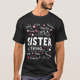 Camiseta Es una hermana lo gracioso que dice una mariquita