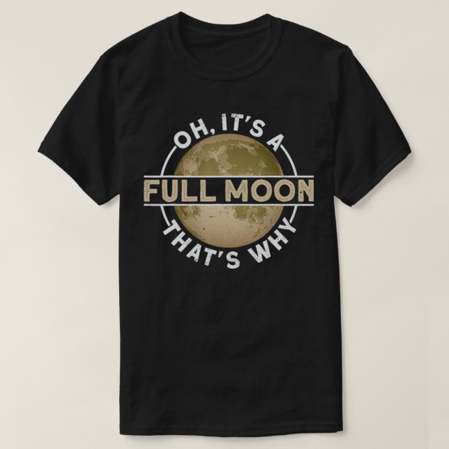 Camiseta Es una luna llena (Diseño del anverso)