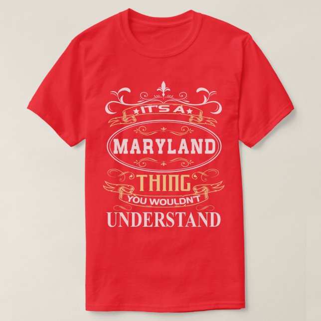 Camiseta Es Una Maryland Que No Se Comprendería. (Diseño del anverso)