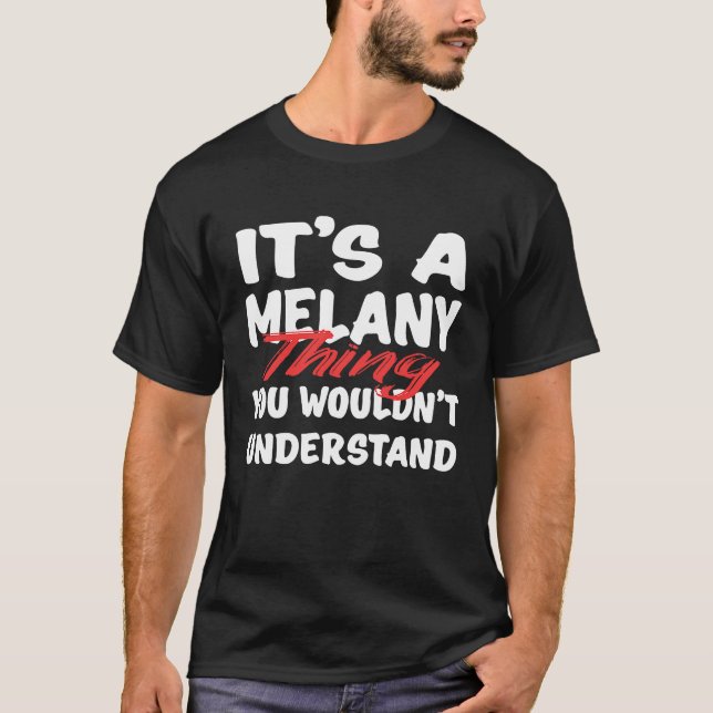 Camiseta Es una melancolía que no entenderías a Melan (Anverso)