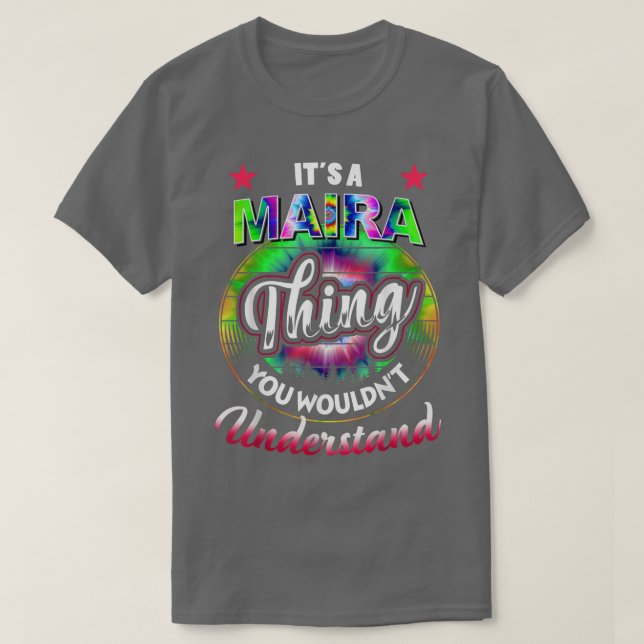 Camiseta Es una nostalgia de marea de Maira (Diseño del anverso)