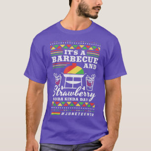 Camiseta Es una parrillada y fresa Día del Soda