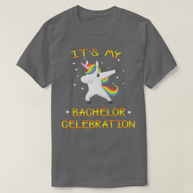 Camiseta Es una parte divertida de Unicorn la celebración d (Diseño del anverso)