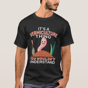 Camiseta Es Una Vermicultura Cosa De Gusano Chica Gusano C