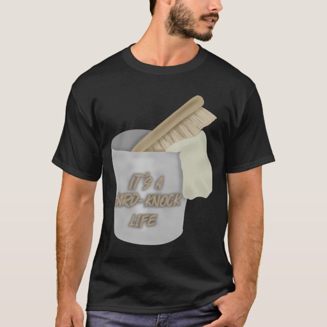 Camiseta Es una vida de golpes duros (Anverso)