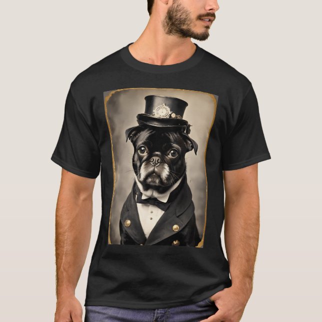 Camiseta Es una vida de pug #PUG-LIFE 4 (Anverso)