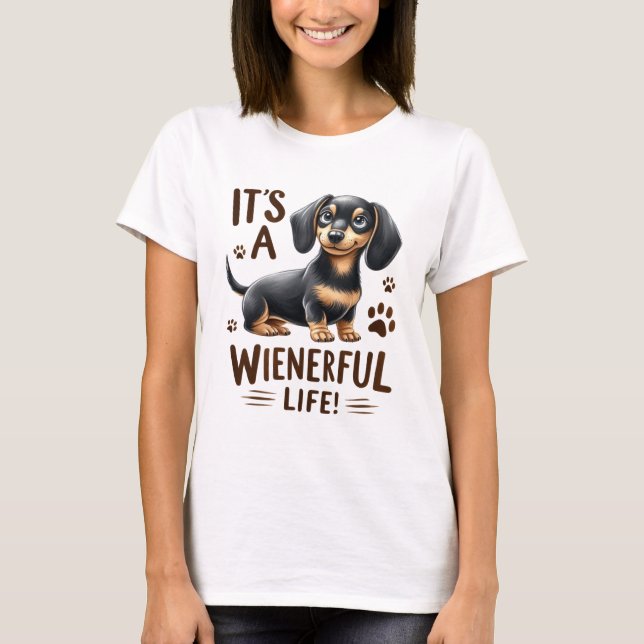 Camiseta Es una vida Wienerful (Anverso)