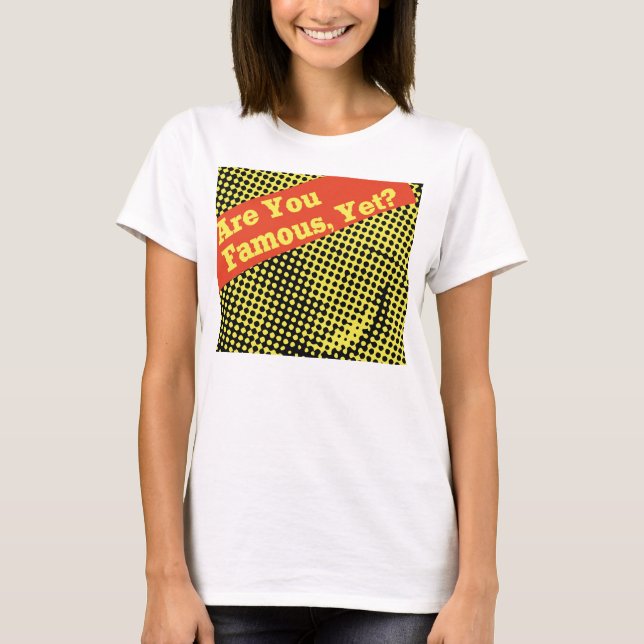 Camiseta ¿Es usted básico, señora Shirt? (Anverso)