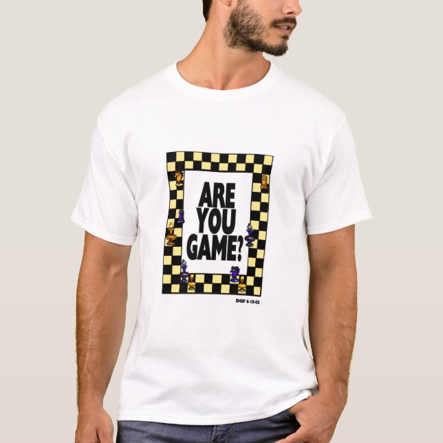 Camiseta ¿Es usted juego? (Anverso)