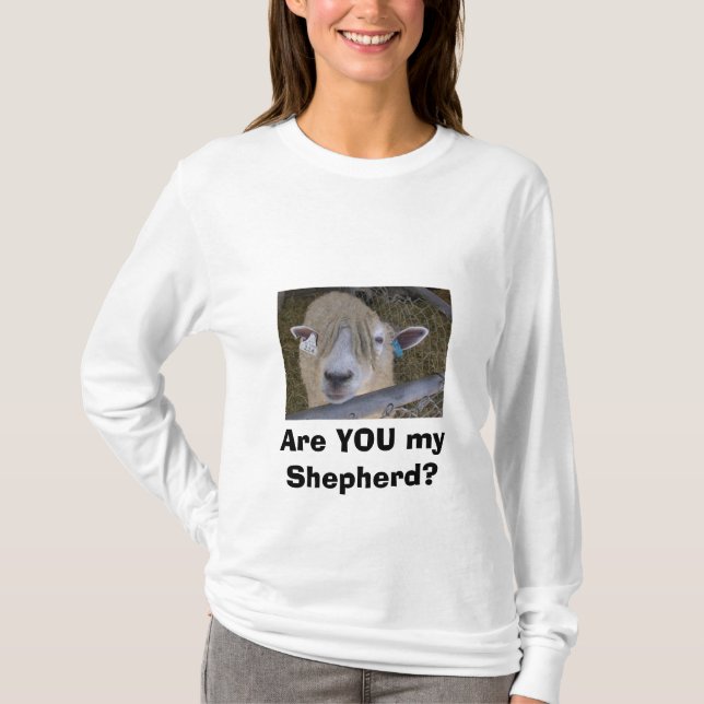 Camiseta ¿Es USTED mi pastor? (Anverso)