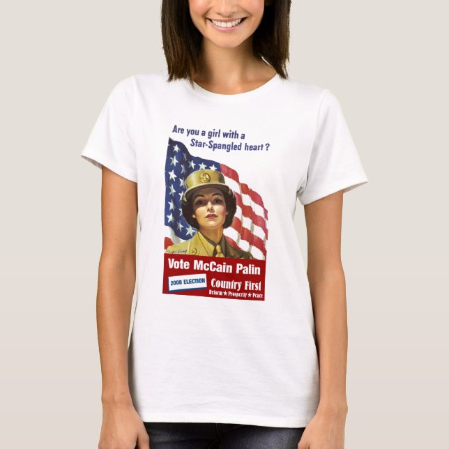 Camiseta ¿Es usted un chica con una estrella de corazón tor (Anverso)