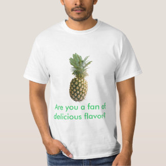 Camiseta ¿Es usted un fan del sabor delicioso?