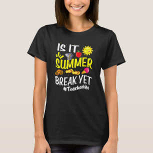 Camiseta ¿Es Verano Romper Con La Graduación De Estudiantes