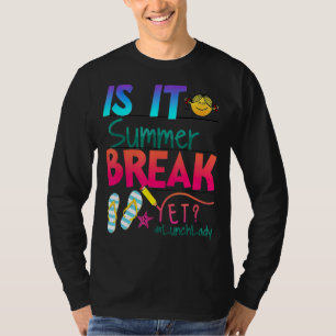Camiseta Es Verano Romper El Último Día De Comida Escolar L