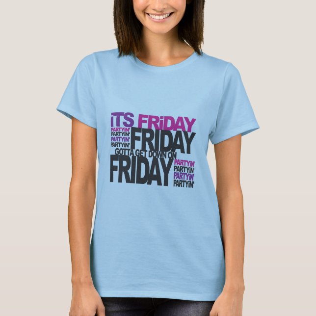 Camiseta Es VIERNES (Anverso)