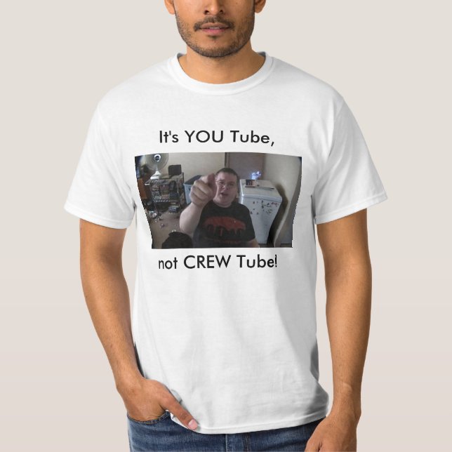 Camiseta ¡Es You Tube, no tubo del EQUIPO! (Anverso)