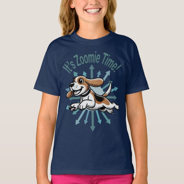 Camiseta Es Zoomie Time Beagle (Anverso)