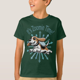 Camiseta Es Zoomie Time Beagle