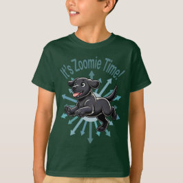 Camiseta Es Zoomie Time Black Lab