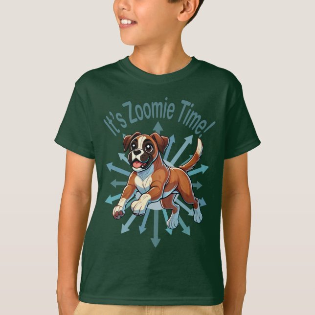 Camiseta Es Zoomie Time Boxer (Anverso)
