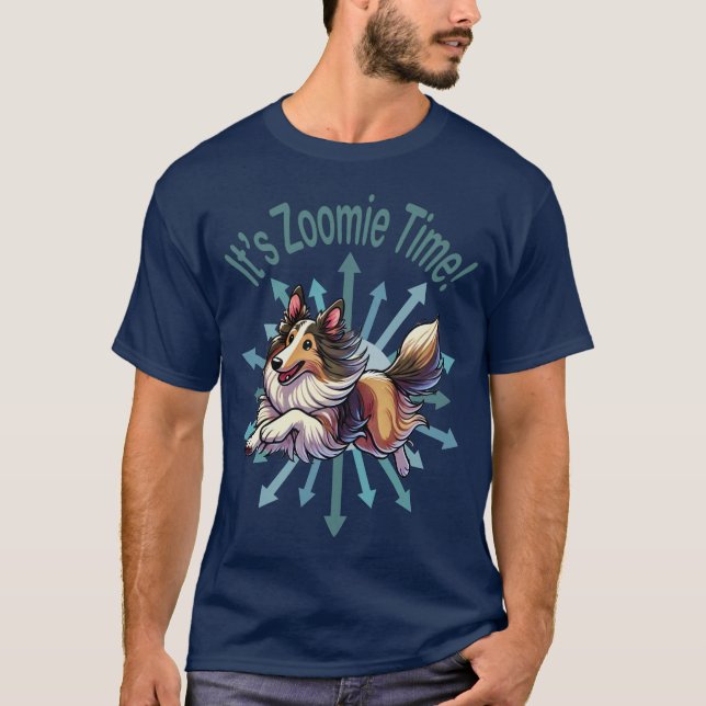 Camiseta Es Zoomie Time Collie (Anverso)