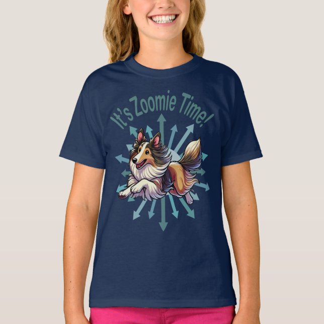Camiseta Es Zoomie Time Collie (Anverso)